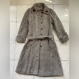 Gray Wool Women's Coat